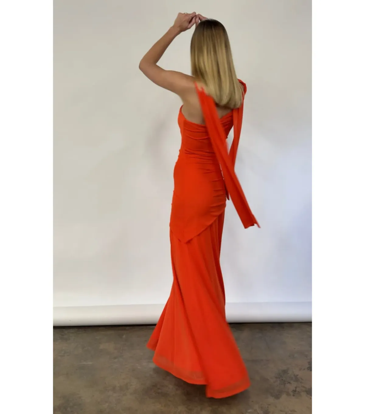 By Nicola Fiesta Off-Shoulder Maxi Dress in Fiesta Size AU 6 - Image 3