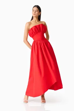 Elliatt Laurel Gown Red Size S / AU 8  for rent on The Volte - image 2