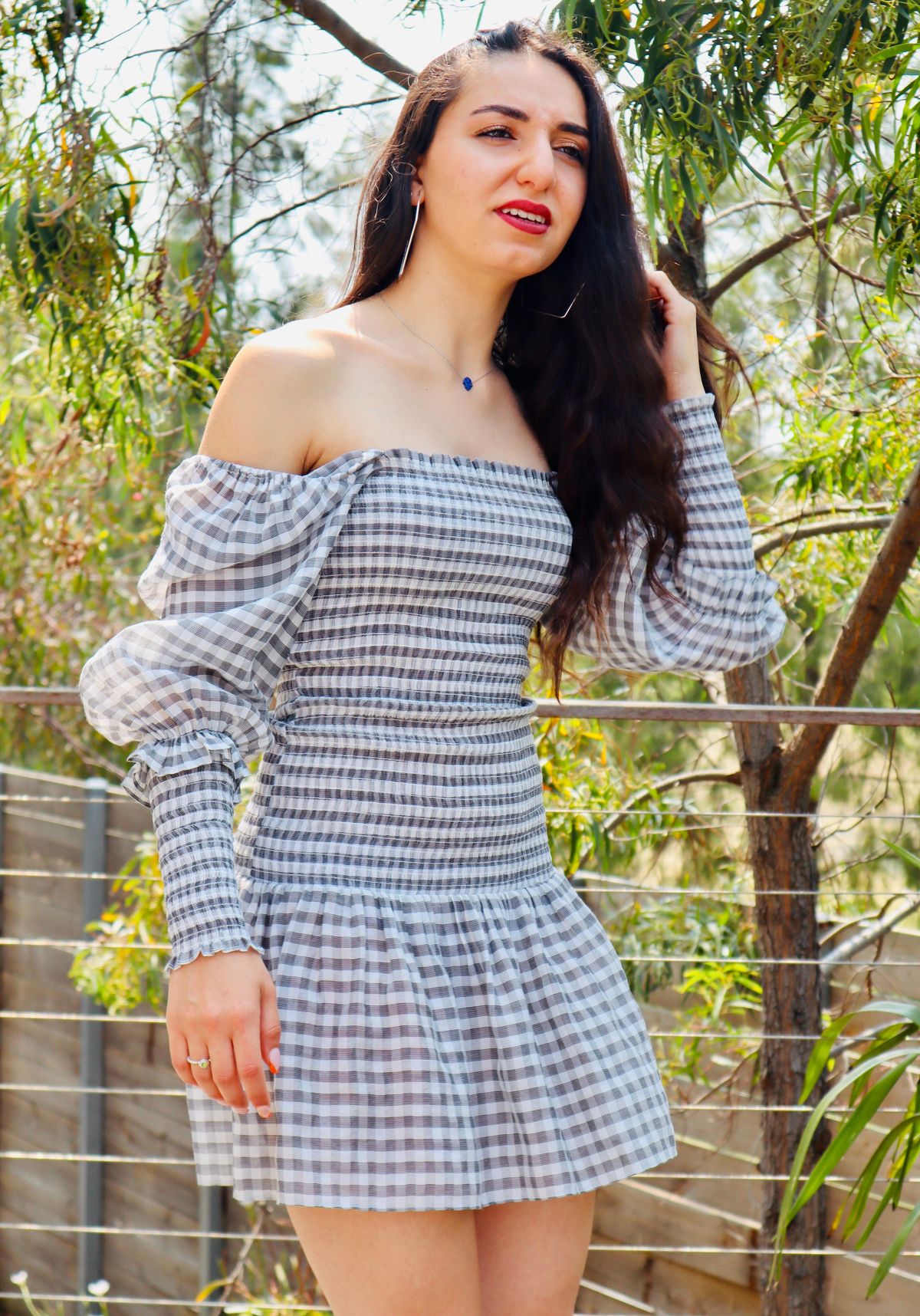 Vestire Scissorhands Mini Dress Print Size 6 - Image 4