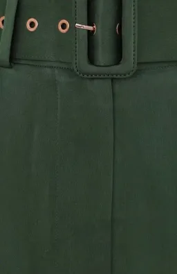 Zimmermann Silk Tuck Pants Forest Green Size 0 / AU 8 for rent on The Volte - image 2