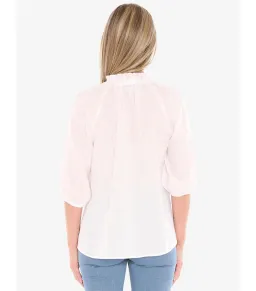 Jump Ruffle Neck Top White Size AU 16  for rent on The Volte - image 5