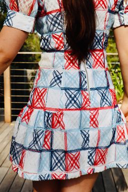 Mossman The Equal Angles Mini Dress Multi Size 6 for rent on The Volte - image 4