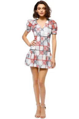 Mossman The Equal Angles Mini Dress Multi Size 6 for rent on The Volte - image 1