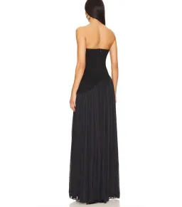 Lovers + Friends Alice Maxi Gown Black Size Au 8  for rent on The Volte - image 2