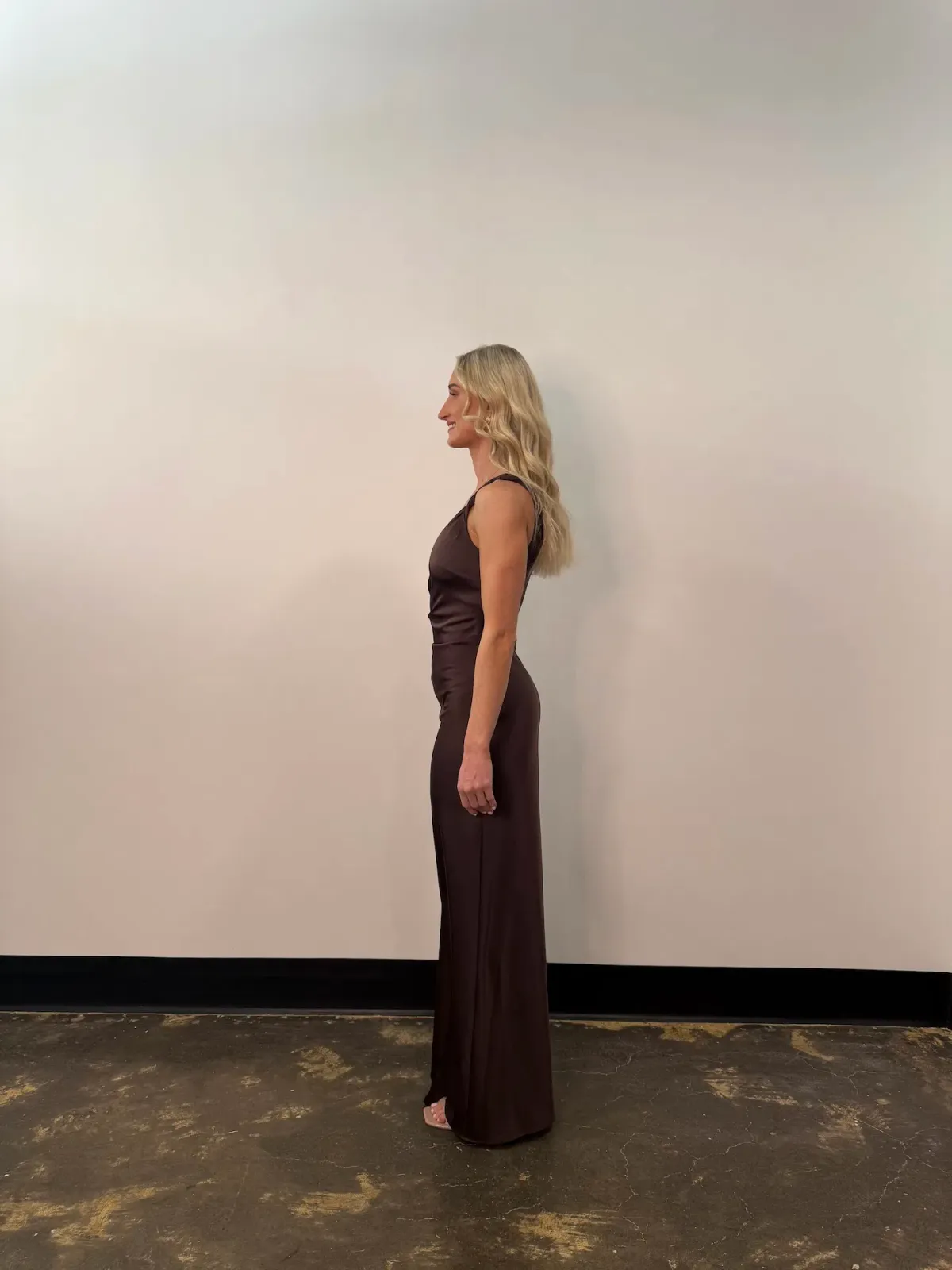 Bec & Bridge Lunetta Twist Strap Maxi Dress Dark Chocolate Size AU 14 - Image 5