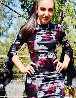 Mossman The Poison Arrow Mini Dress Floral Print Size 6 for rent on The Volte - image 7