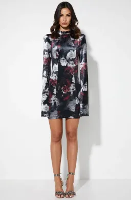Mossman The Poison Arrow Mini Dress Floral Print Size 6 for rent on The Volte - image 1
