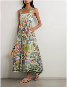 Alemais Tommasina Summer Dress Multi Size 12  for rent on The Volte - image 1