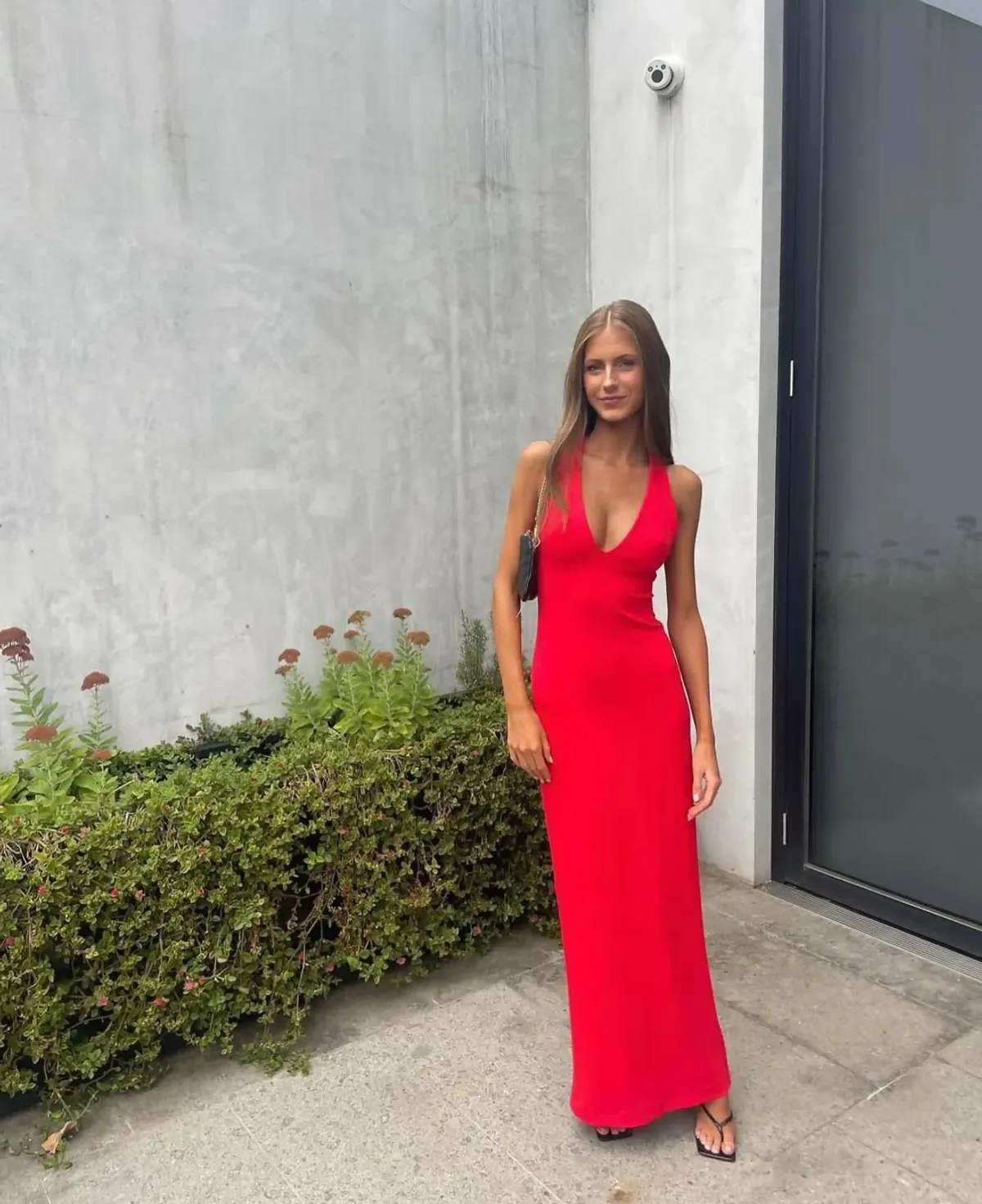 Effie Kats Eiza Gown Cherry Red Size S/Au 8  - Image 1