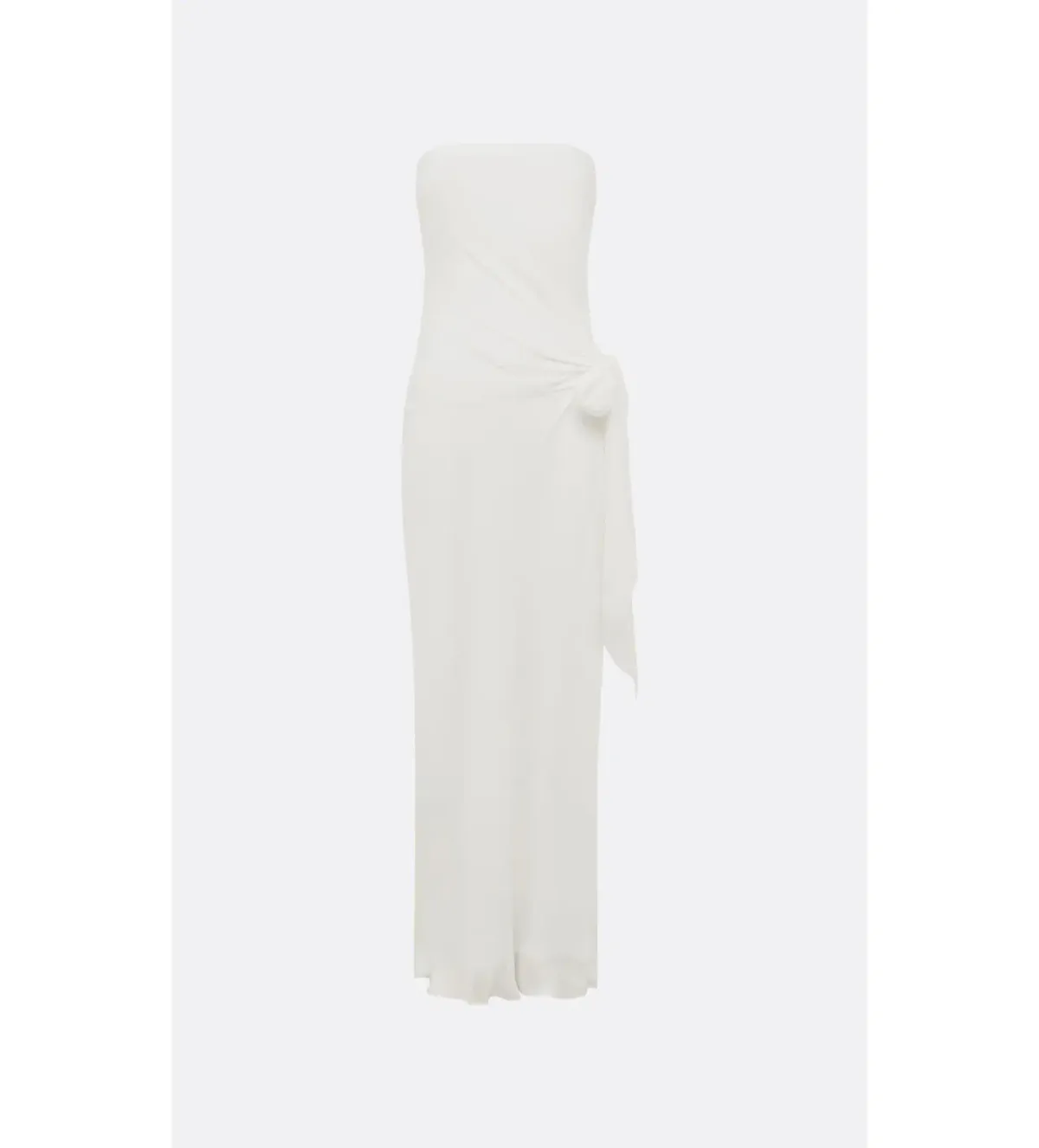 Bec & Bridge Soneva Strapless Maxi Dress Ivory Size AU 8 - Image 5