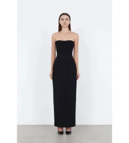 Capsule WD Strapless Column Maxi Dress Black Size AU 12 for rent on The Volte - image 1