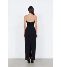 Capsule WD Strapless Column Maxi Dress Black Size AU 12 for rent on The Volte - image 3