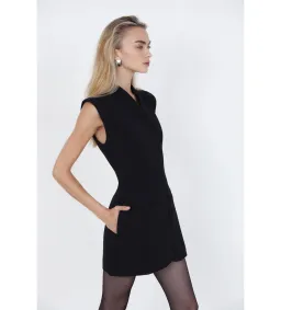 Capsule WD Cross Mini Dress Black Size AU 12 for rent on The Volte - image 5