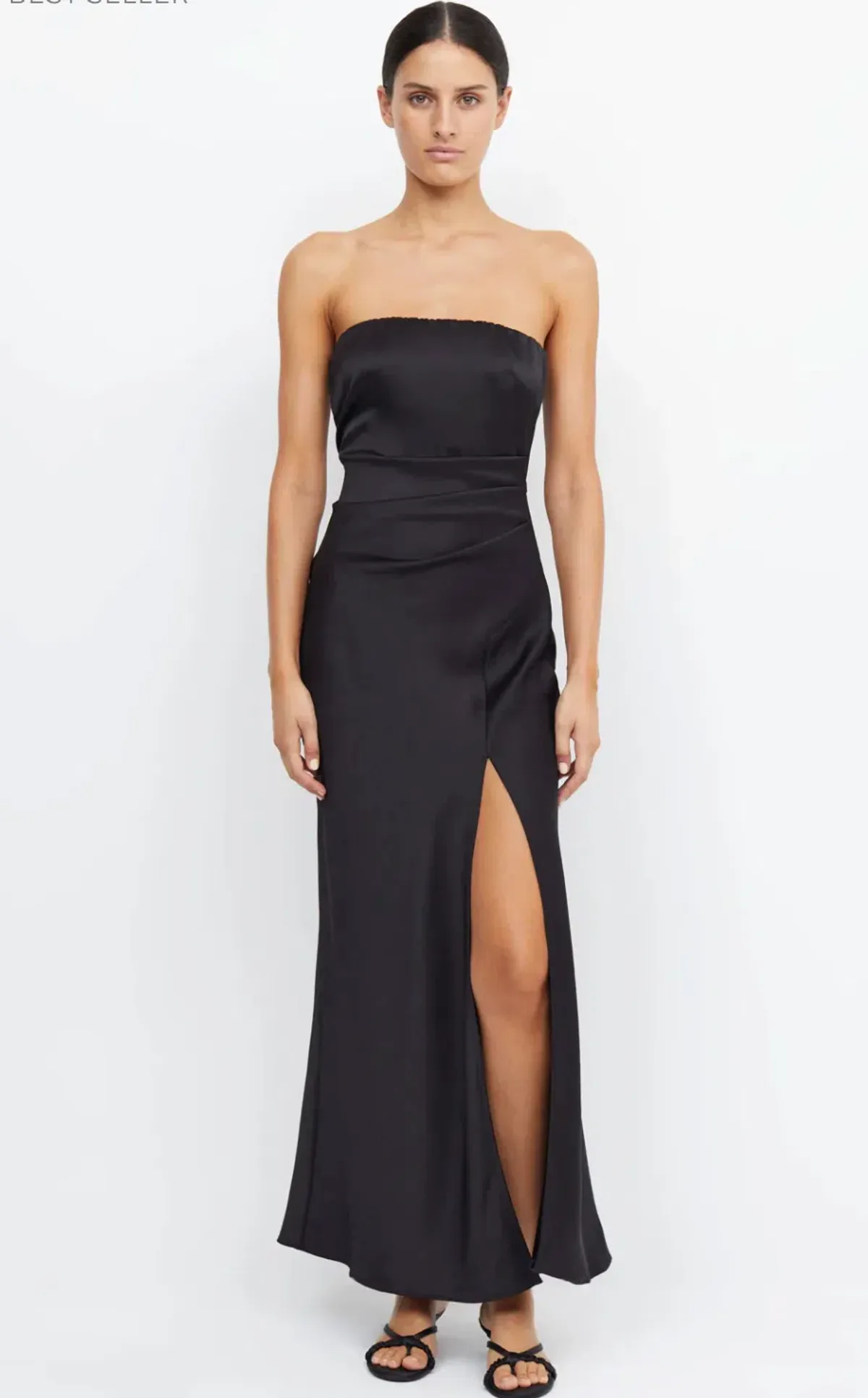 Dreamer Strapless Black Maxi dress size 10 - Image 1