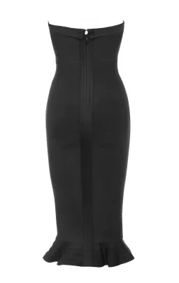 House of CB Fabrizia Midi Dress Black Size 6 for rent on The Volte - image 5