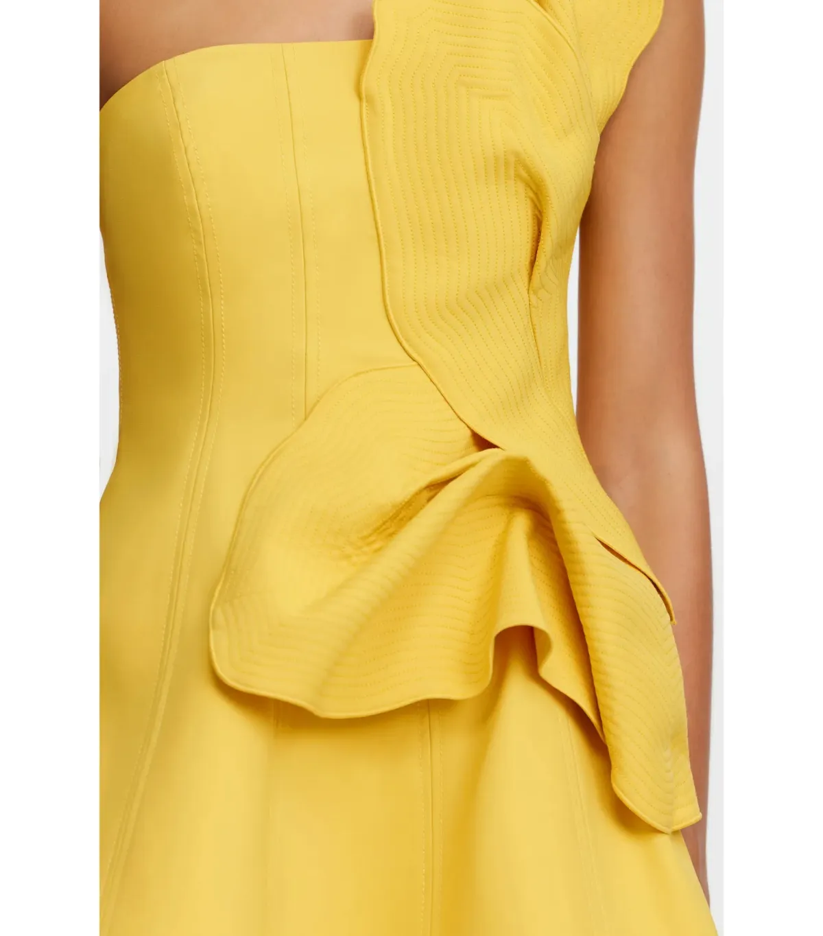 Acler Drake Mini Dress in Tuscan Sun Size AU 8 - Image 4