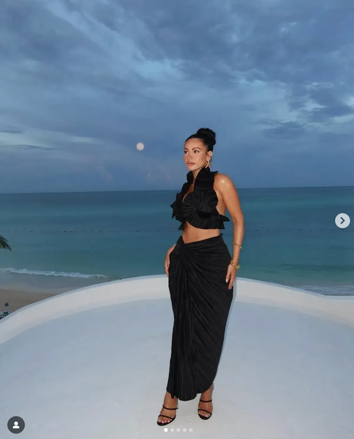 Cult Gaia Adila Top & Sonoma Skirt Set Black Size 8 - Image 5