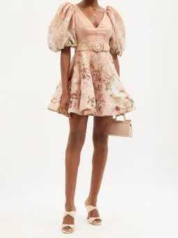 ZIMMERMANN DANCER PUFF SLEEVE MINI SIZE 8 for rent on The Volte - image 1