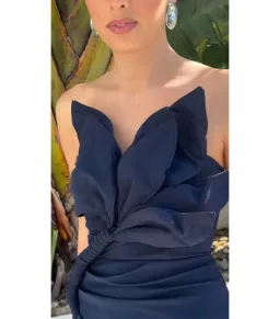 Tojha Zimran Maxi Dress in Navy Size AU 10 for rent on The Volte - image 8