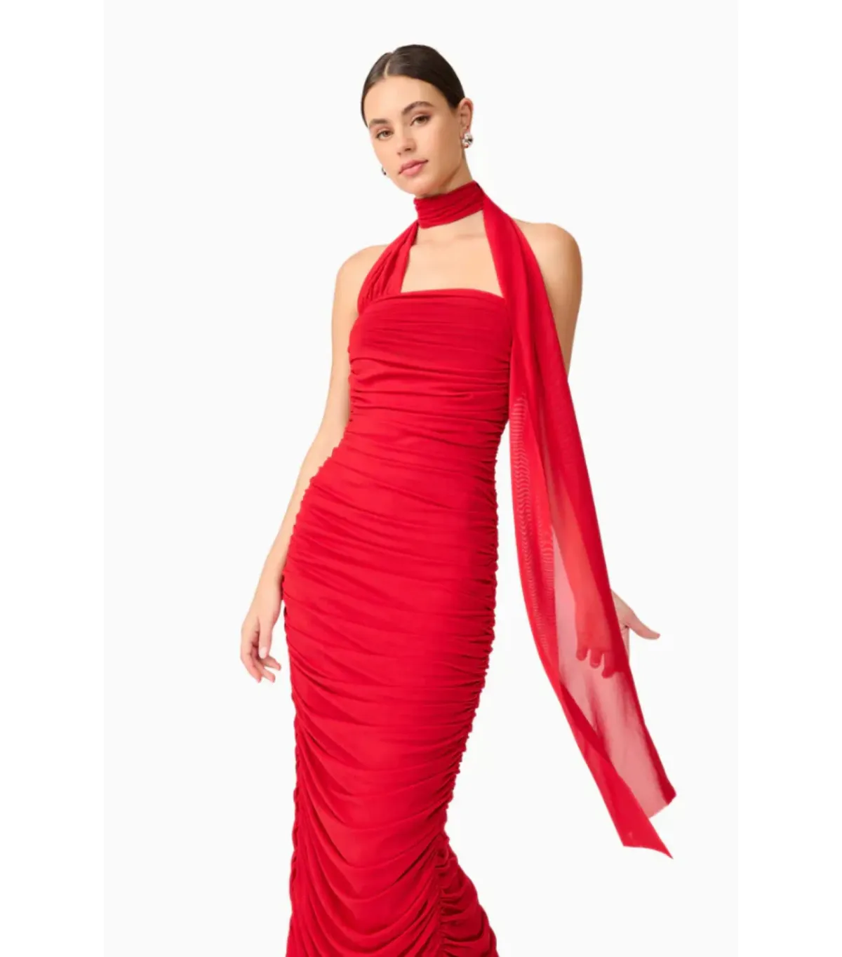 Elliatt Darya Maxi Dress Red Size AU 10 - Image 5