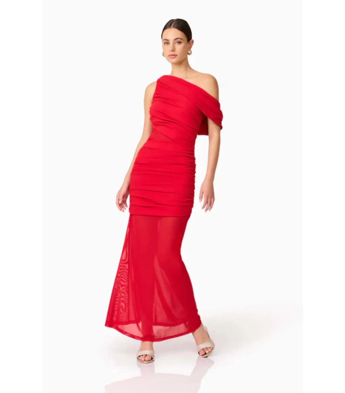 Elliatt Darya Maxi Dress Red Size AU 12 - Image 3