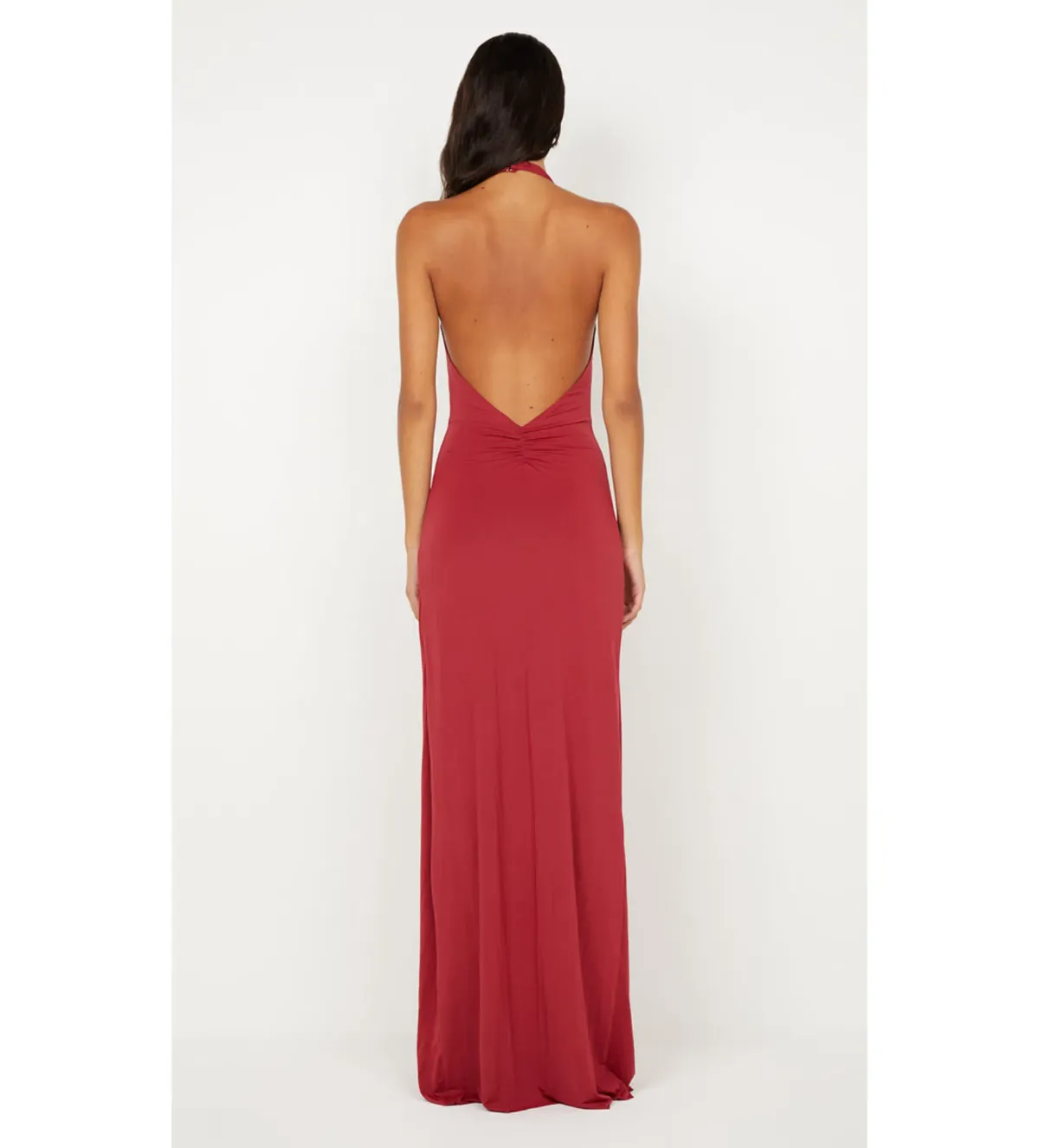 Bec & Bridge Susie Plunge Maxi Dress Red Size 6 - Image 2