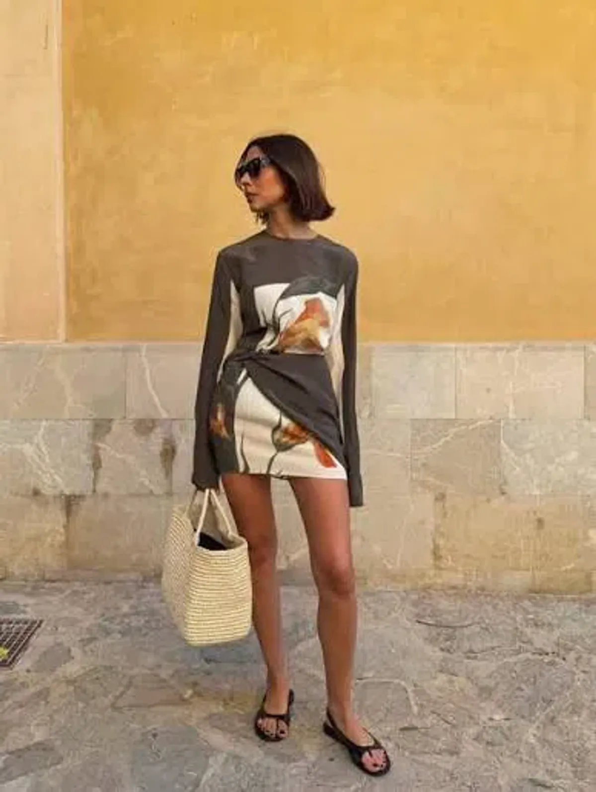 Sir The Label Constance Twist Mini Dress Green  Size 10 - Image 1