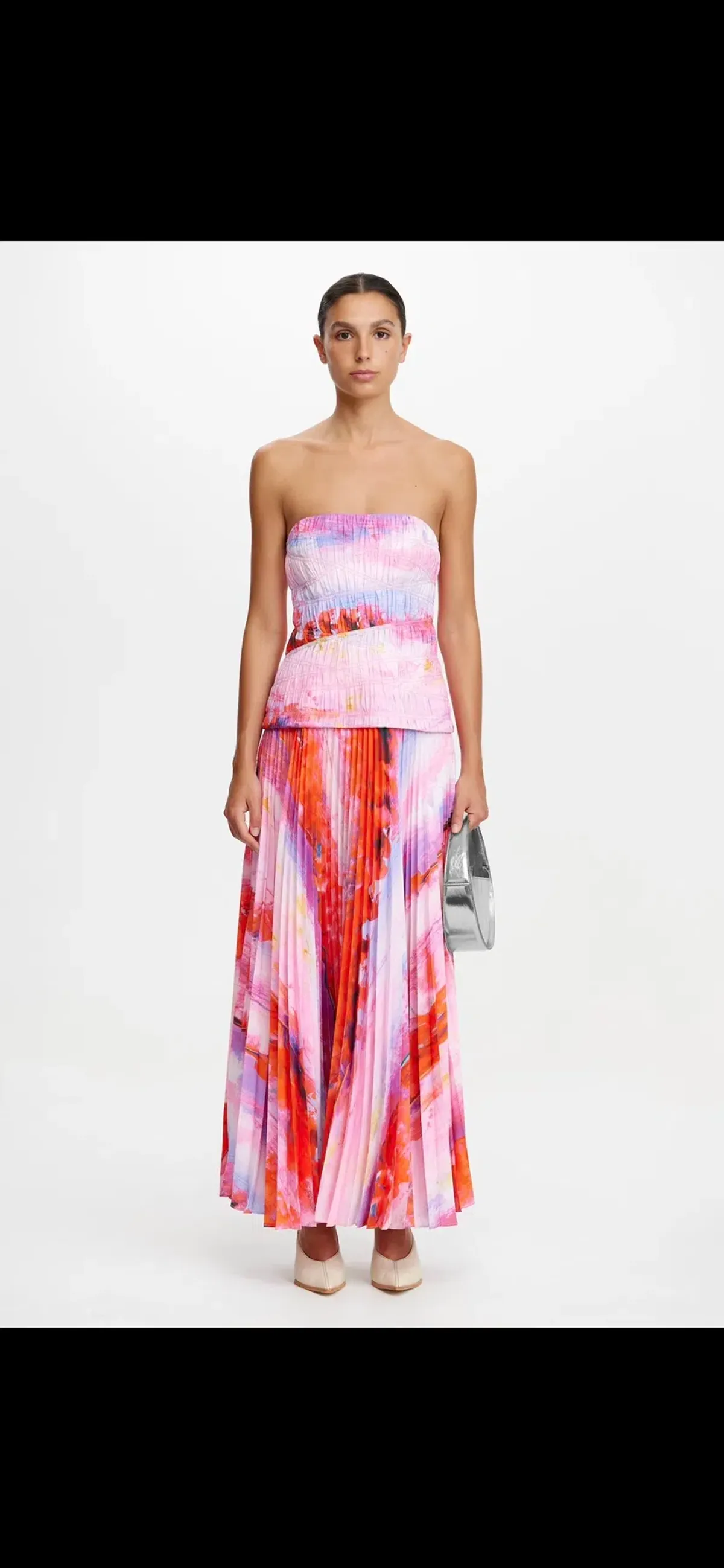 Acler Rockland Midi Dress Multi Size 10  - Image 1