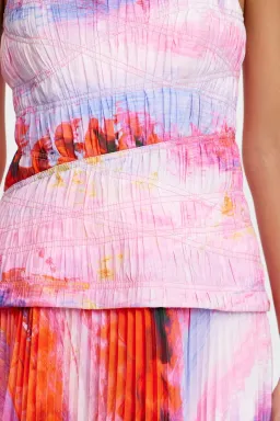 Acler Rockland Midi Dress Multi Size 10  for rent on The Volte - image 4