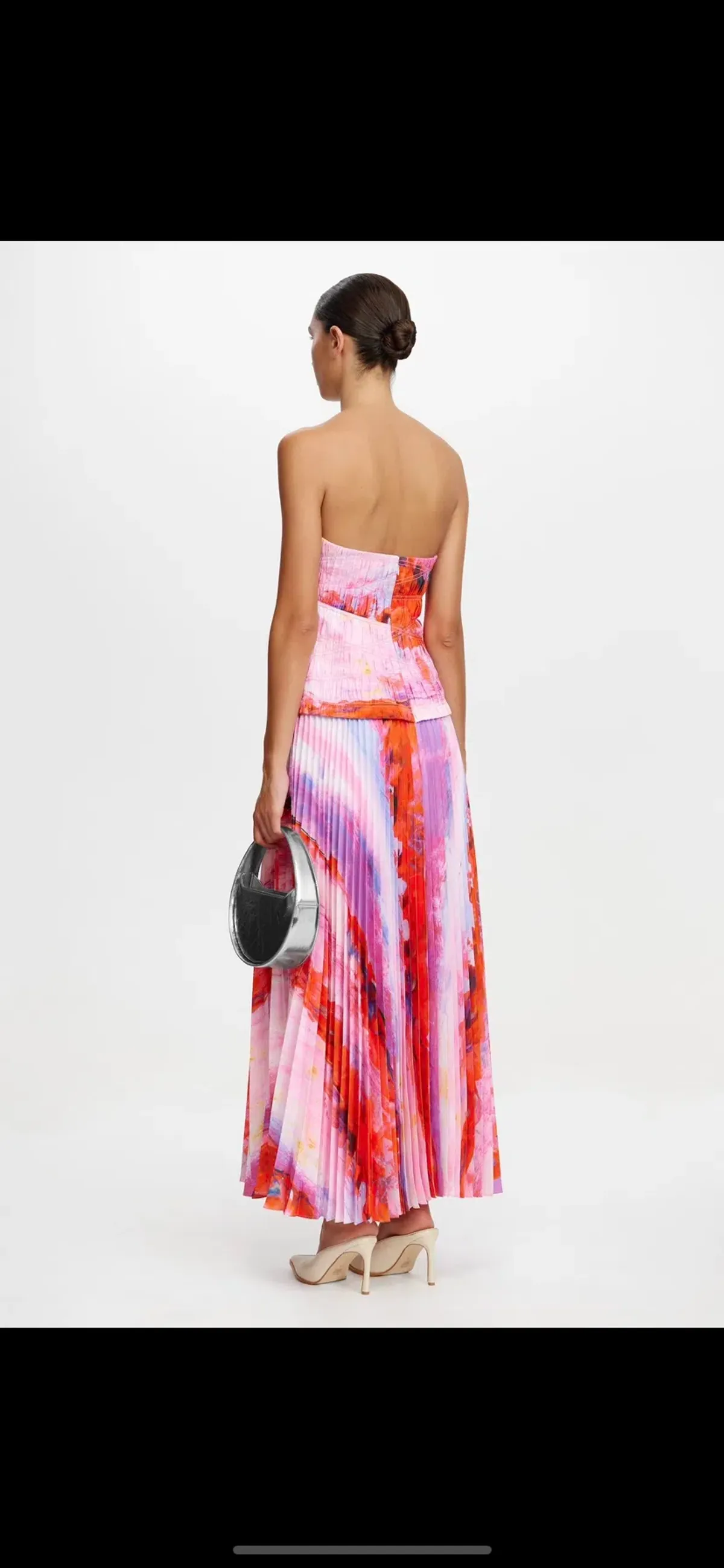 Acler Rockland Midi Dress Multi Size 10  - Image 3