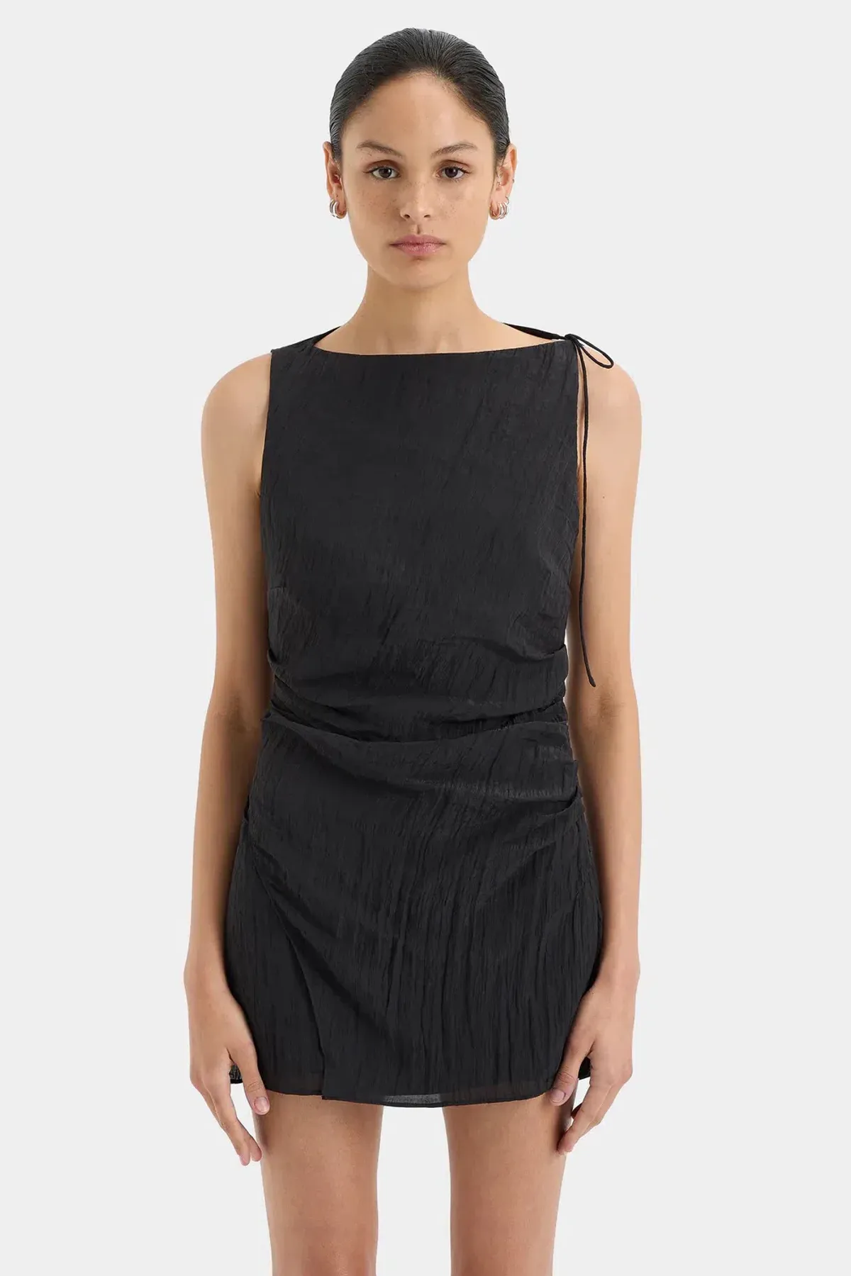 Sir The Label Ligera Mini Dress Black Size 8 - Image 4