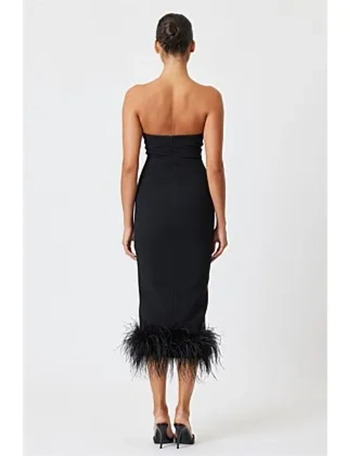 Bianca & Bridgett Arianna Midi Dress Black Size 10 - Image 4