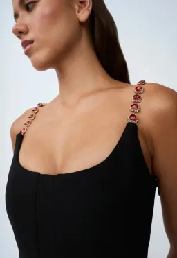 By Johnny Love Chain Mini Dress Black Size 14 for rent on The Volte - image 6