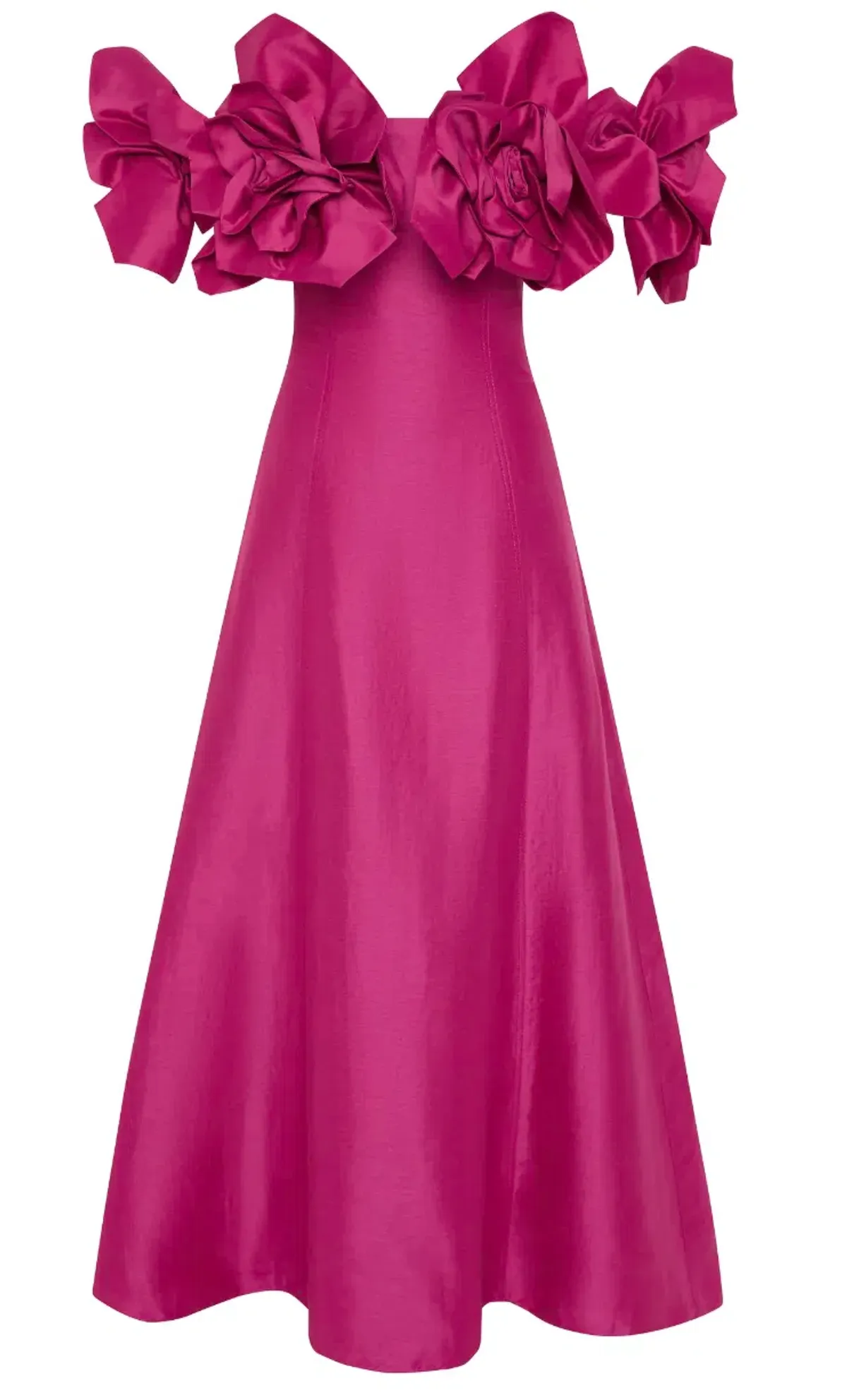 Aje Etta Gown Magenta Size 12 - Image 3