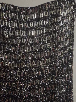 Rachel Gilbert Beaded Tulle Gown Black Gold 2/AU10 for rent on The Volte - image 4