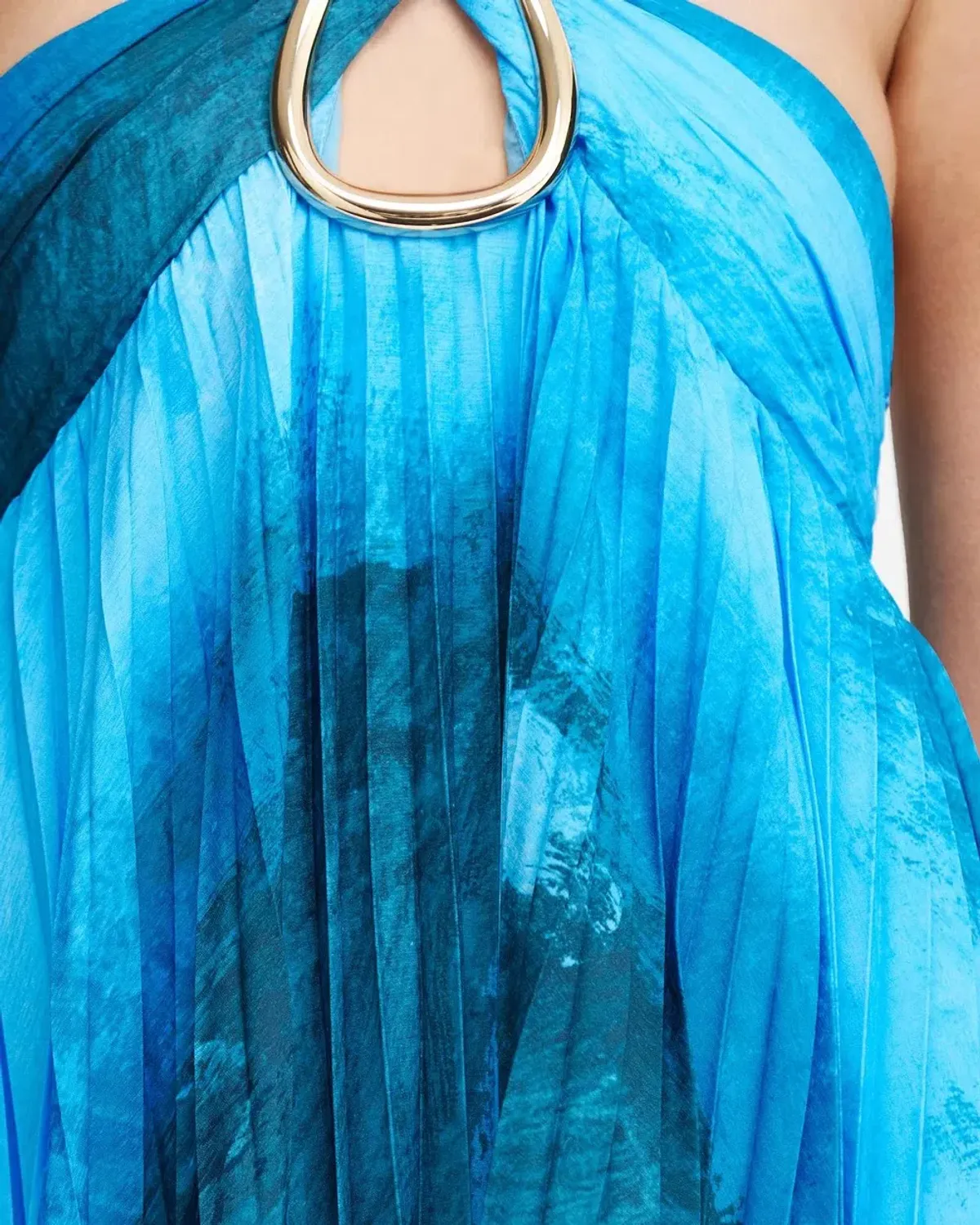 Acler Askham Maxi Dress Blue Size 14 - Image 4