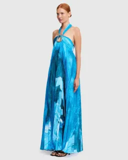 Acler Askham Maxi Dress Blue Size 14 for rent on The Volte - image 2