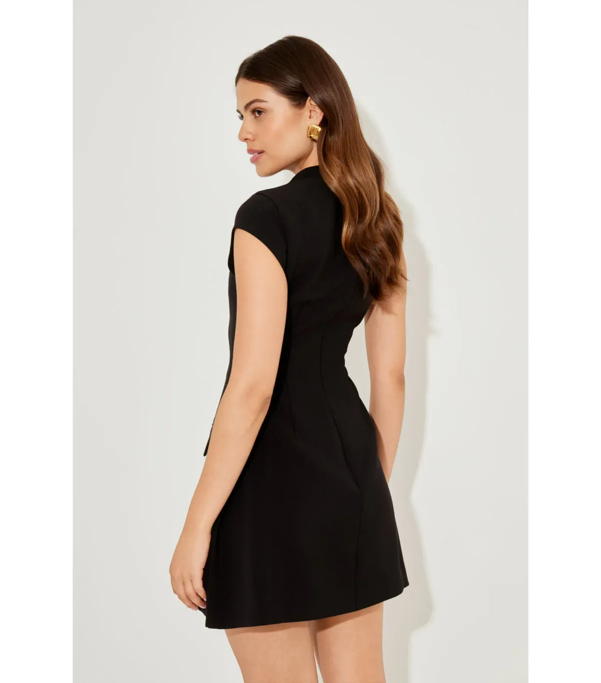 Odd Muse The Ultimate Muse Cap Sleeve Mini Dress Black Size S / AU 8 - Image 4