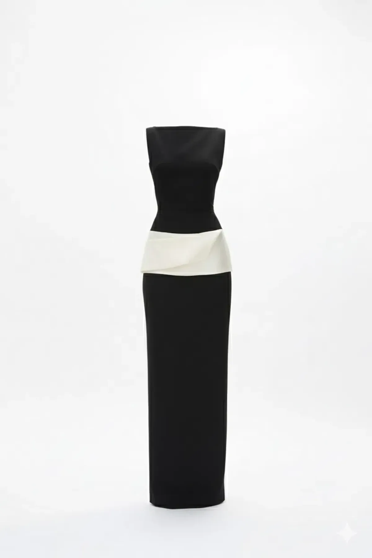 Rachel Gilbert Rikki Maxi Gown Black/Ivory Size AU 10 - Image 1