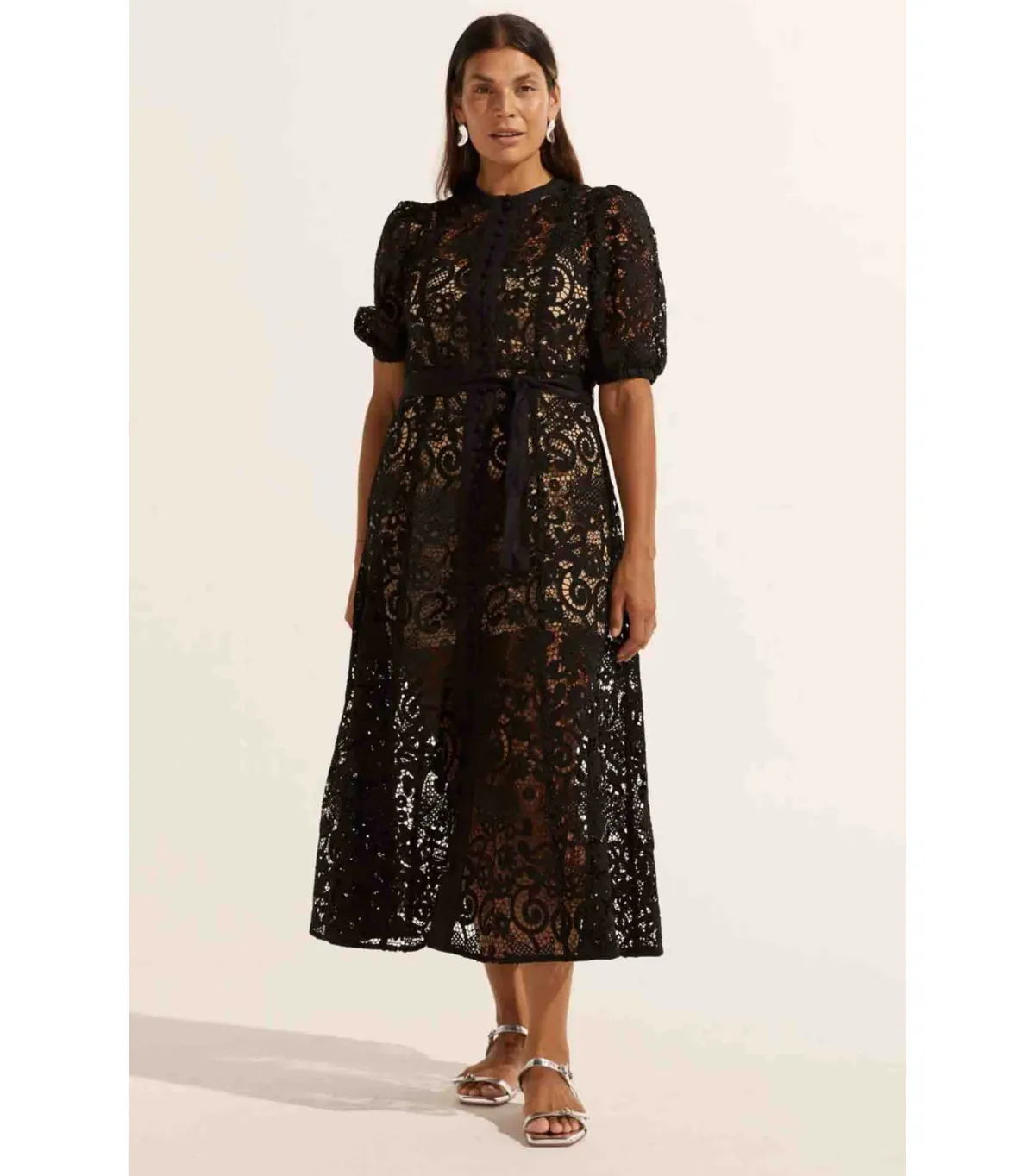 Zoe Kratzmann Lyric Midi Dress Black Size 0 / AU 6 - Image 1