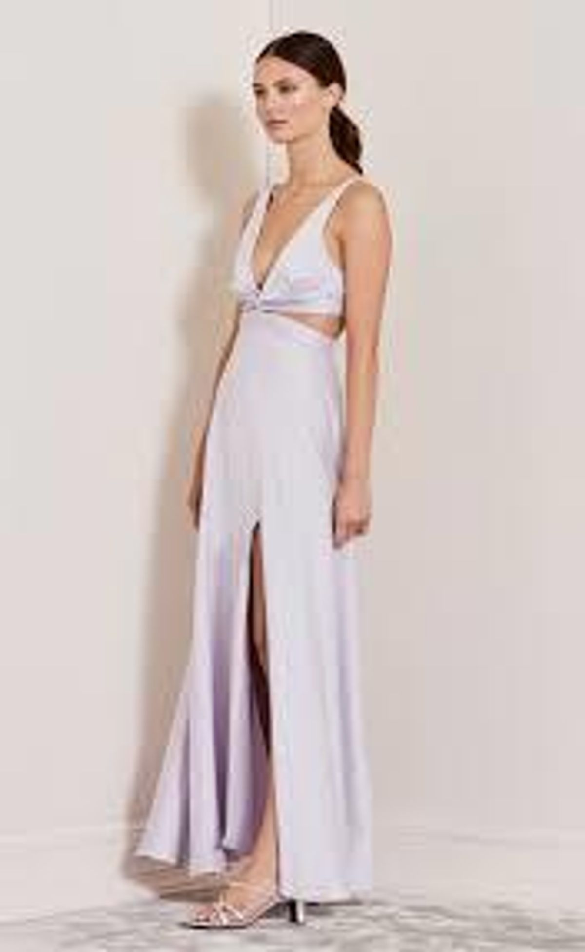 Bec and Bridge Kiss Me Cut Out Lilac Dress Size 6 - Image 2