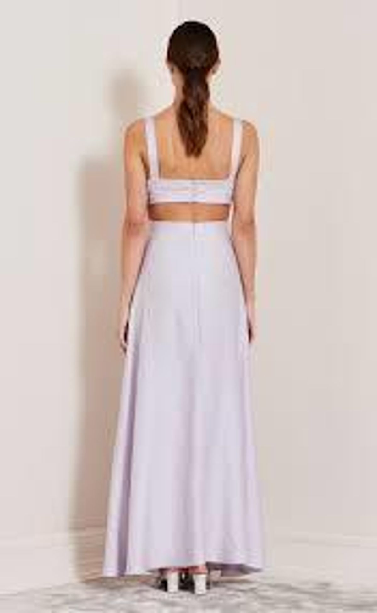 Bec and Bridge Kiss Me Cut Out Lilac Dress Size 6 - Image 3