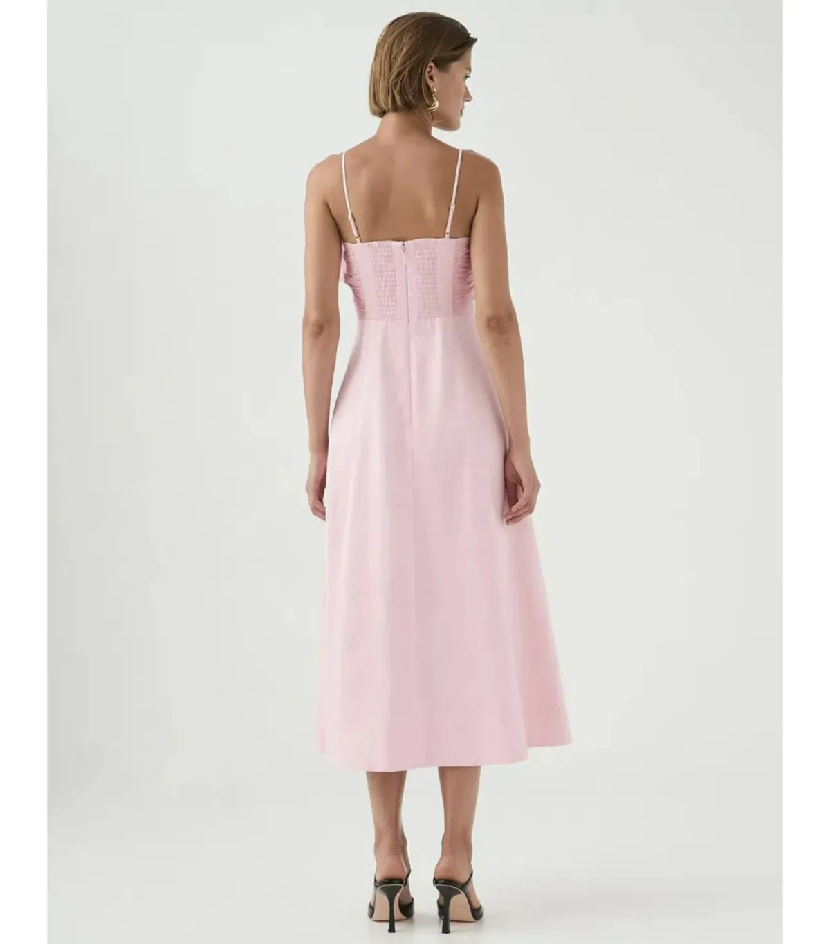 Aje Scarlett Midi Dress Cherry Blossom Size AU 10 - Image 6