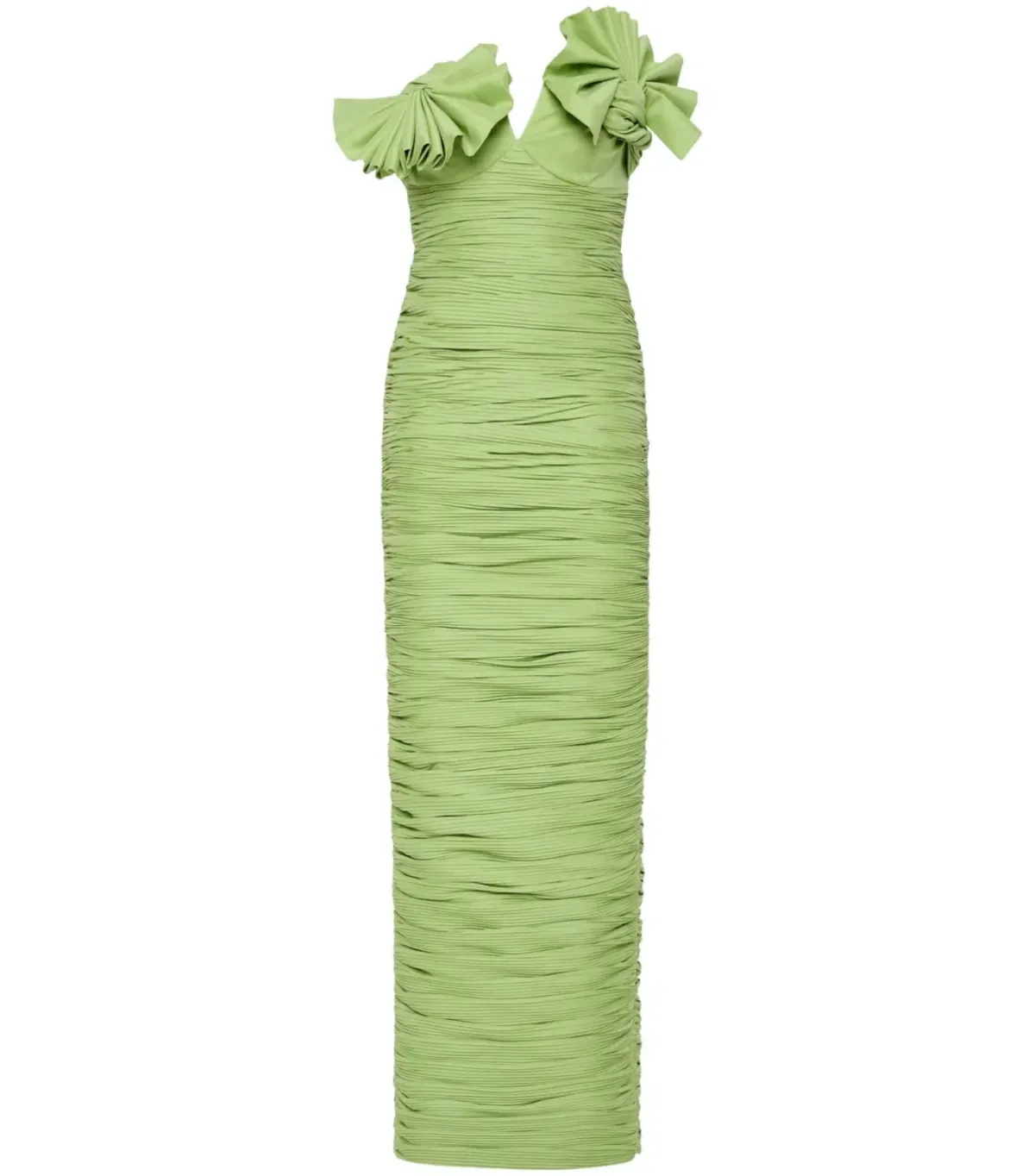 Rachel Gilbert Jensen Maxi Gown Green Size AU 10  - Image 3