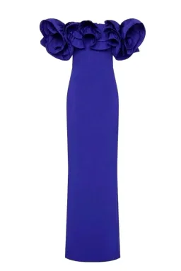 Rebecca Vallance Cora Gown Blue Size 14  for rent on The Volte - image 3