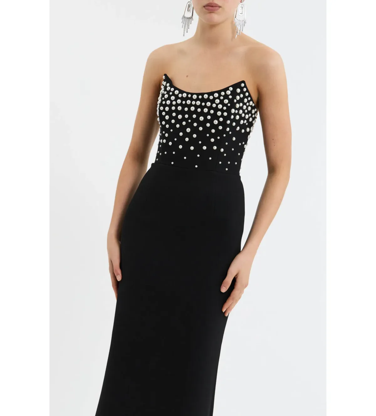 Rebecca Vallance Lynette Gown Black Size 10 - Image 2