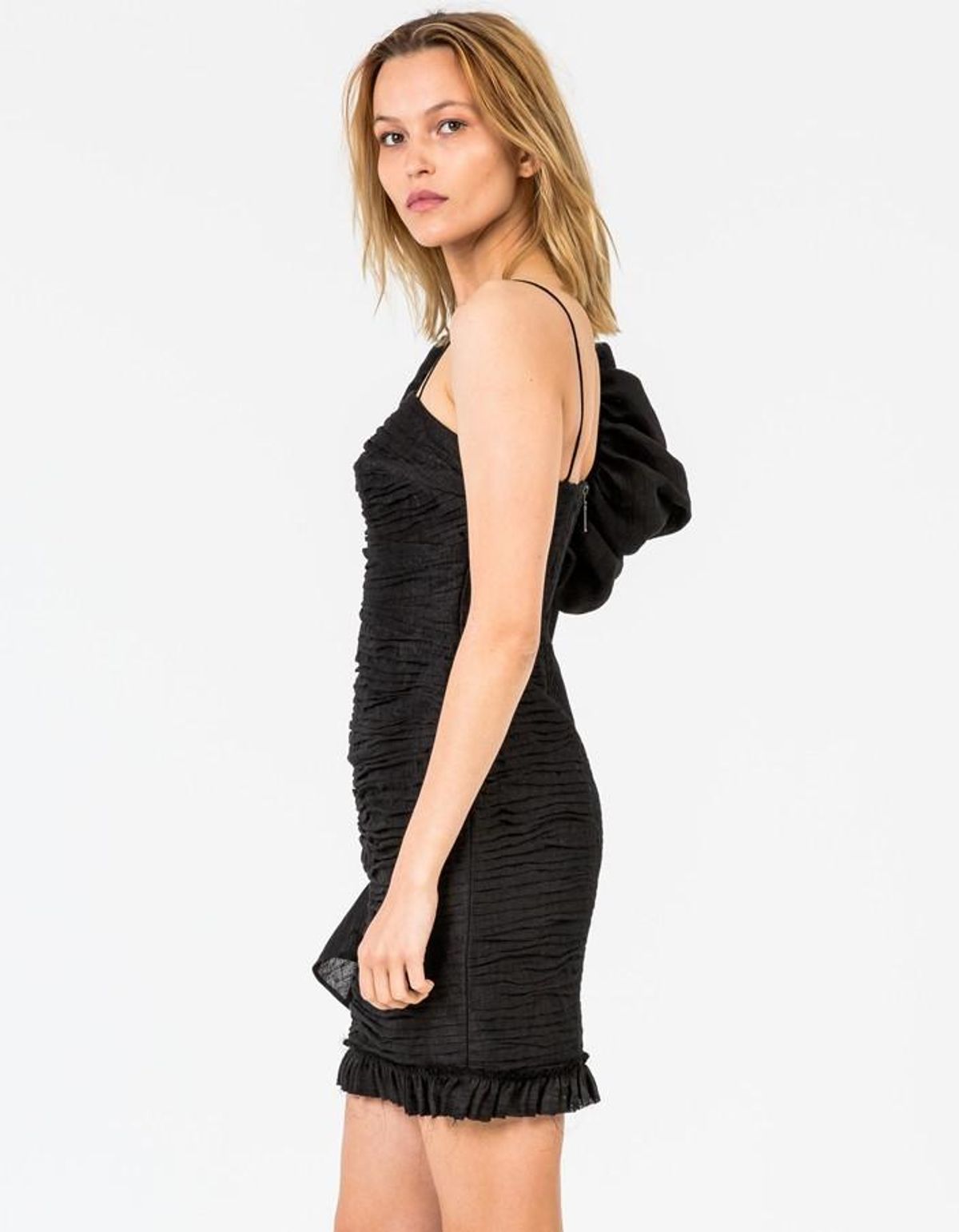 Aje Olearia Mini Dress Black Size 8 - Image 4