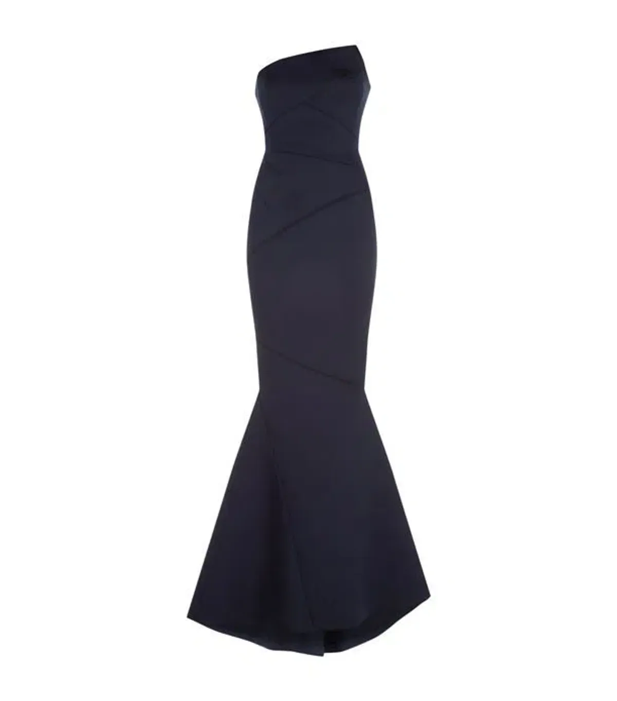 Rachel Gilbert Adelia Strapless Maxi Gown Navy Size 6  - Image 2