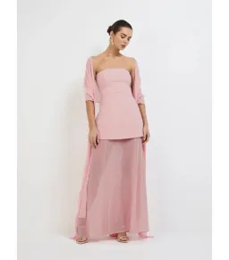 Sheike Marissa Maxi Dress Pink Size AU 16 for rent on The Volte - image 6