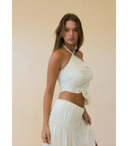 Koster Kulture Fleur Top and Skirt Set Yellow Size S / AU 8 for rent on The Volte - image 3